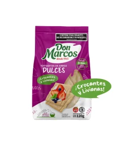 Tostaditas De Arroz Marca Don Marcos Dulce